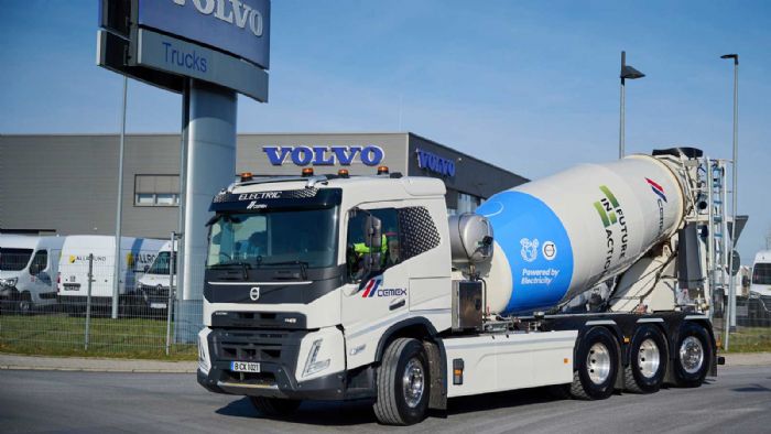 Volvo Trucks: Η πρώτη ηλεκτρική μπετονιέρα βαρέως τύπου 