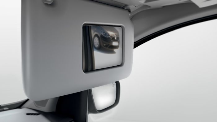 Χάρη σε συστήματα όπως το Wide View Mirror στο σκιάδιο του συνοδηγού για θέαση στην «τυφλή» γωνία ενός Van αλλά και άλλες λύσεις ως προς τα συστήματα ασφάλειας που προσφέρει το Renault Express… 