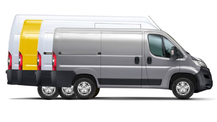Τα Μεγάλα Vans είναι –κατά βάση- διαθέσιμα σε τρεις επιλογές ως προς το ύψος του αμαξώματος τους. 