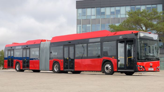 Τα νέα ηλεκτρικά λεωφορεία της Solaris φέρουν  τις νέες, μεγαλύτερες μπαταρίες «Solaris High Energy», χωρητικότητας άνω των 520 kWh.