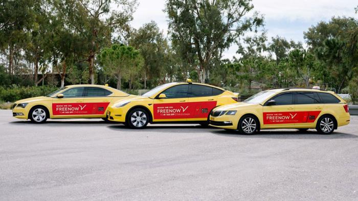 Freenow: 3 νέοι στόλοι ταξί - premium, large-trunk και priority 