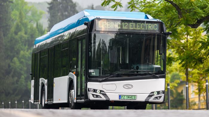 Η Solaris παρουσιάζει στην έκθεση Transexpo 2022 της Πολωνίας, τα αναβαθμισμένα Urbino 12 electric (φωτό) και Urbino 18.75 electric.