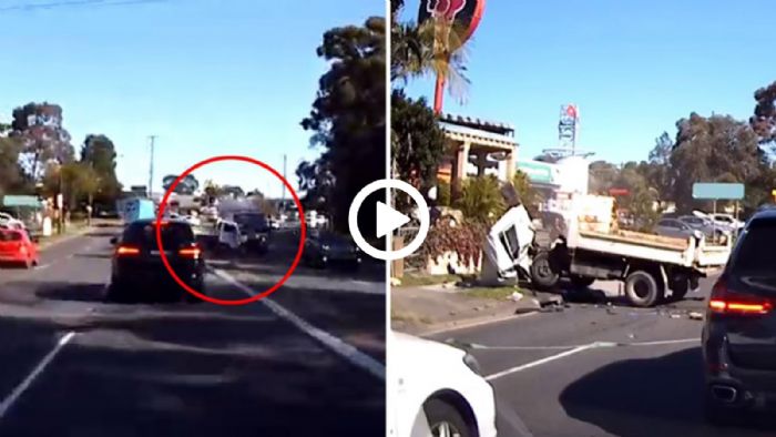 VIDEO: και όμως ο οδηγός επέζησε!