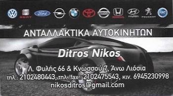 ΝΤΙΤΡΟΣ ΘΟΔΩΡΗΣ - AUTO DITROS