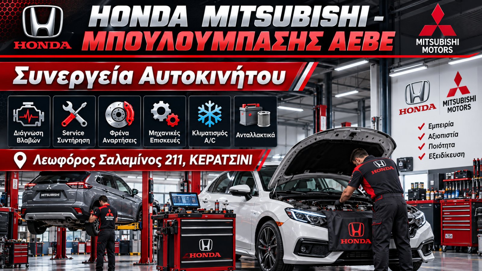 HONDA MITSUBISHI - ΜΠΟΥΛΟΥΜΠΑΣΗΣ ΑΕΒΕ