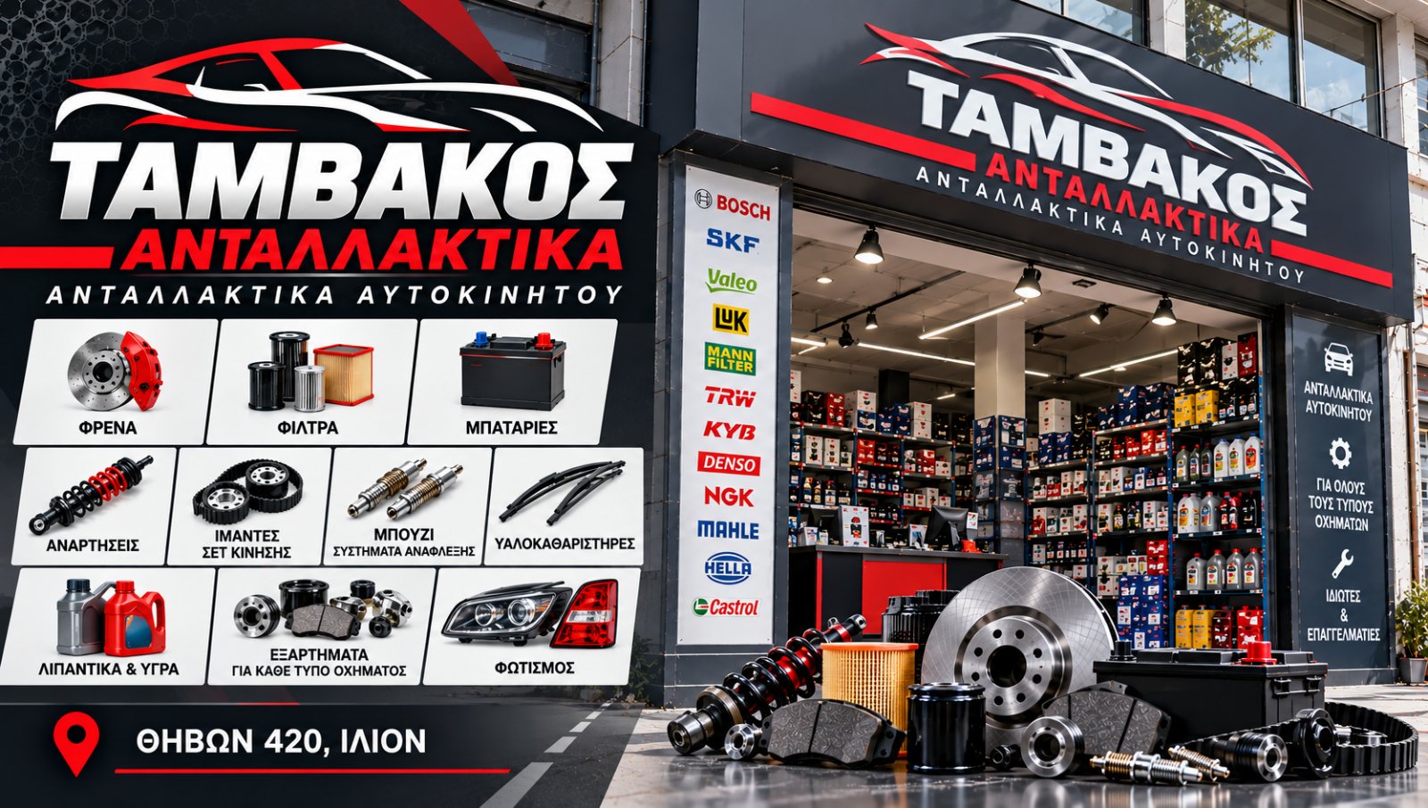 ΤΑΜΒΑΚΟΣ ΑΝΤΑΛΛΑΚΤΙΚΑ