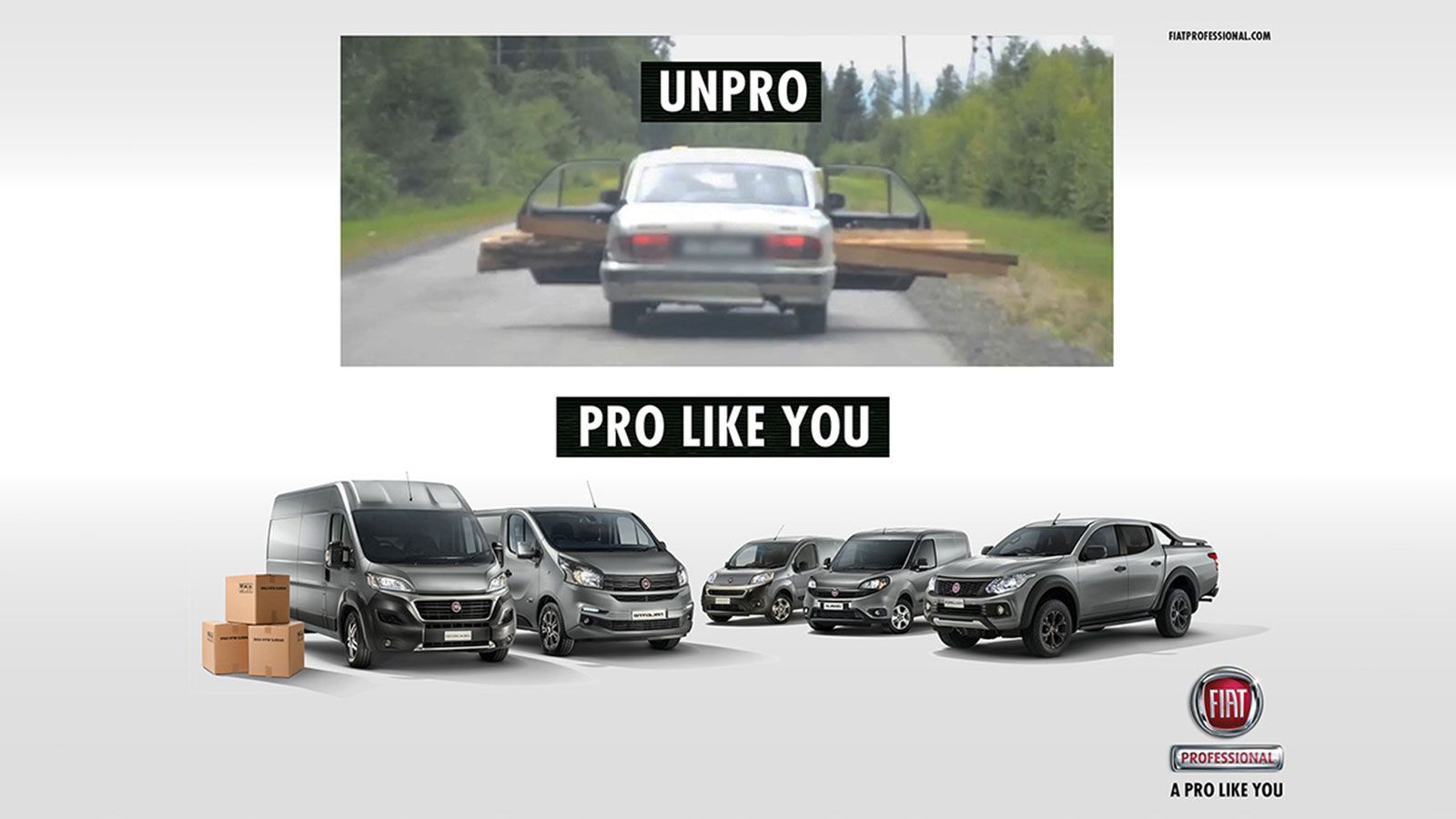 Στον «αέρα» βρίσκεται η νέα καμπάνια της Fiat Professional.