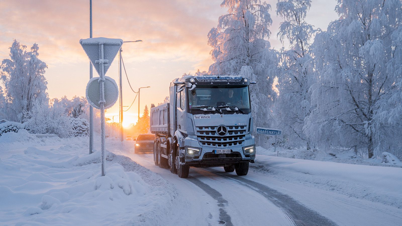 Το Mercedes-Benz eArocs 400 αξιολογείται στους –20°C!