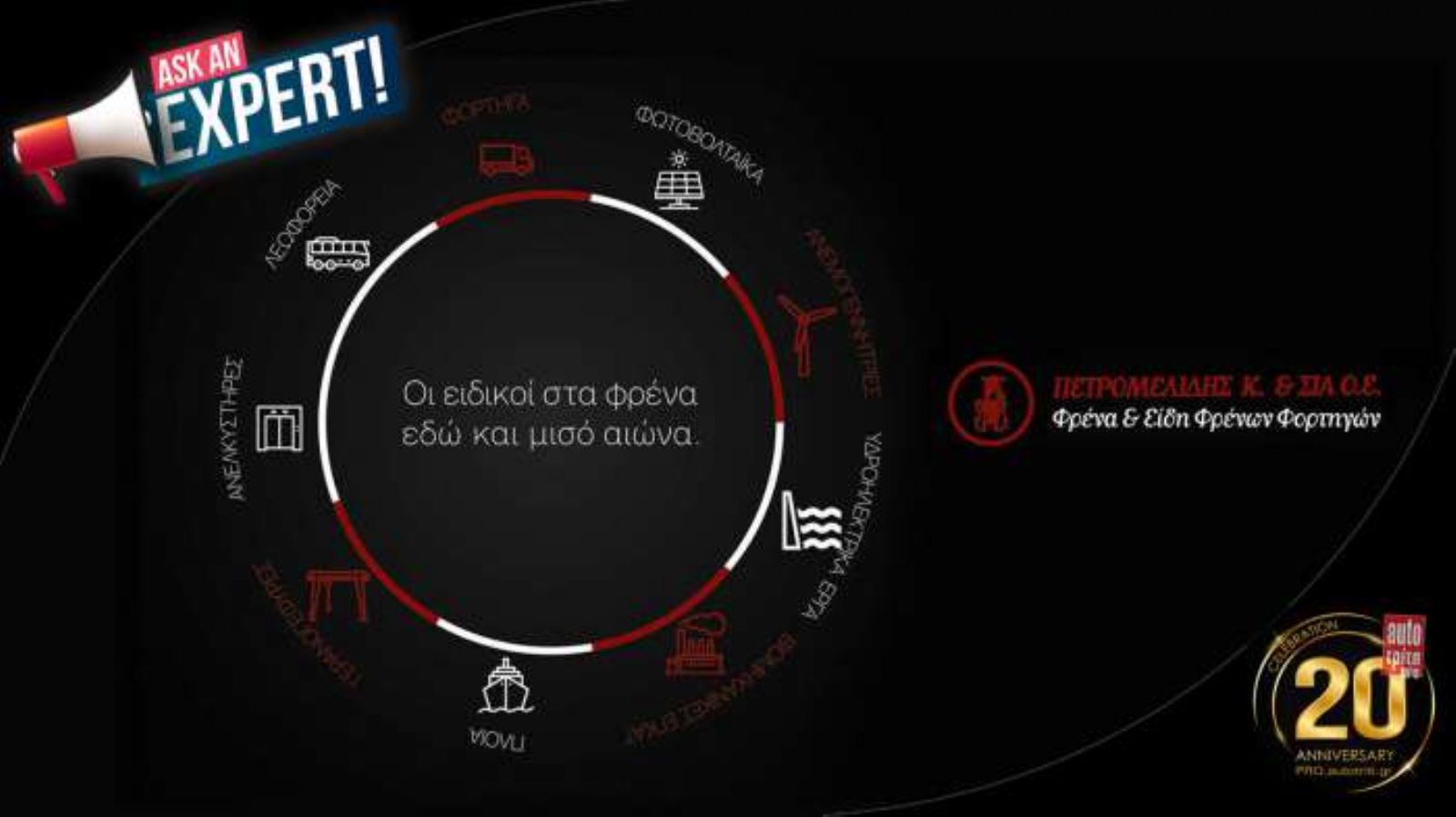 Κ. Πετρομελίδης & ΣΙΑ Ο.Ε. – Εμπειρία στα φρένα εδώ και μισό αιώνα