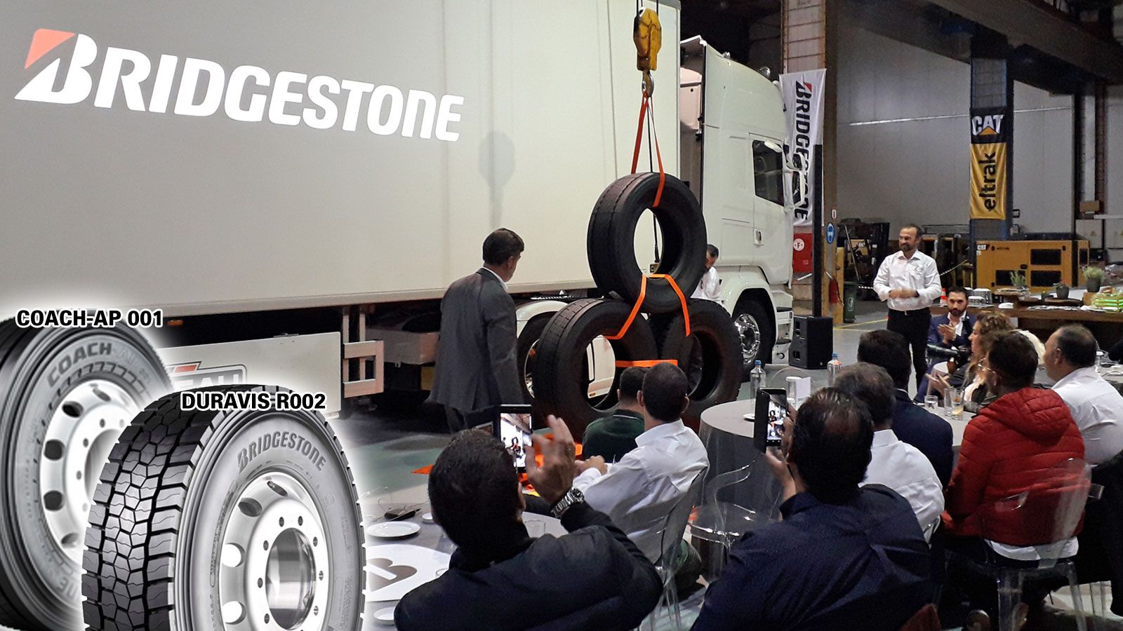 Με μοναδικό τρόπο η Bridgestone παρουσίασε το νέο της ελαστικό για φορτηγά. Το DURAVIS R002
