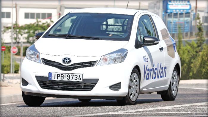 Ακόμη και στο όριο, το Toyota YarisVan θα παραμείνει εύκολα ελέγξιμο και ο οδηγός μπορεί να επωφεληθεί από τα πολλαπλά συστήματα ελέγχου της οδικής το