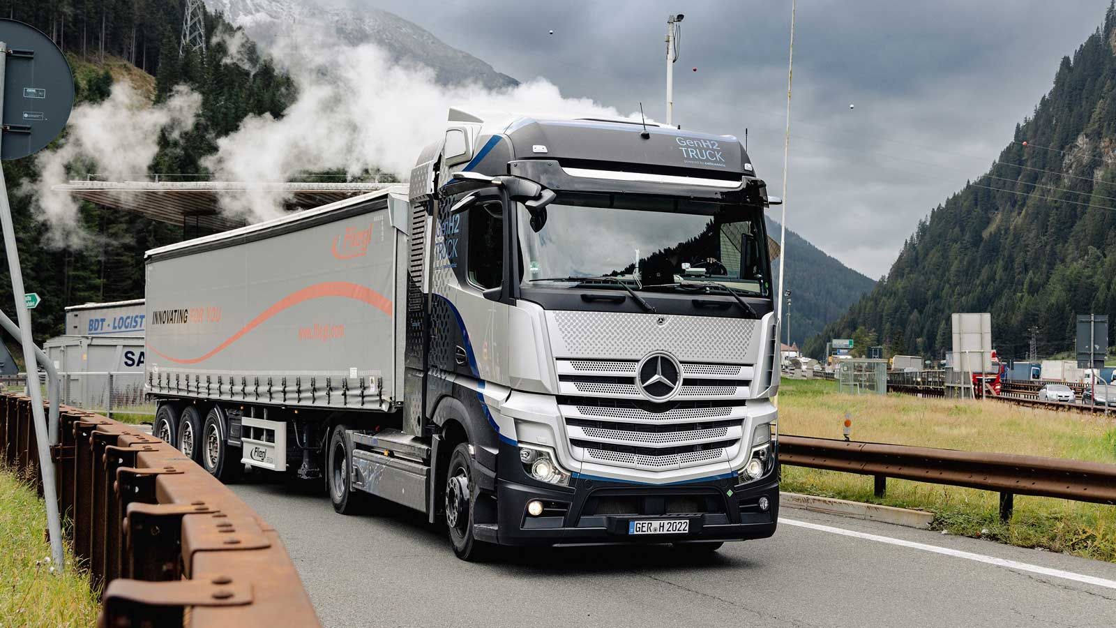 Daimler Truck: Πρώτες δοκιμές υψομέτρου με φορτηγό κυψελών καυσίμου