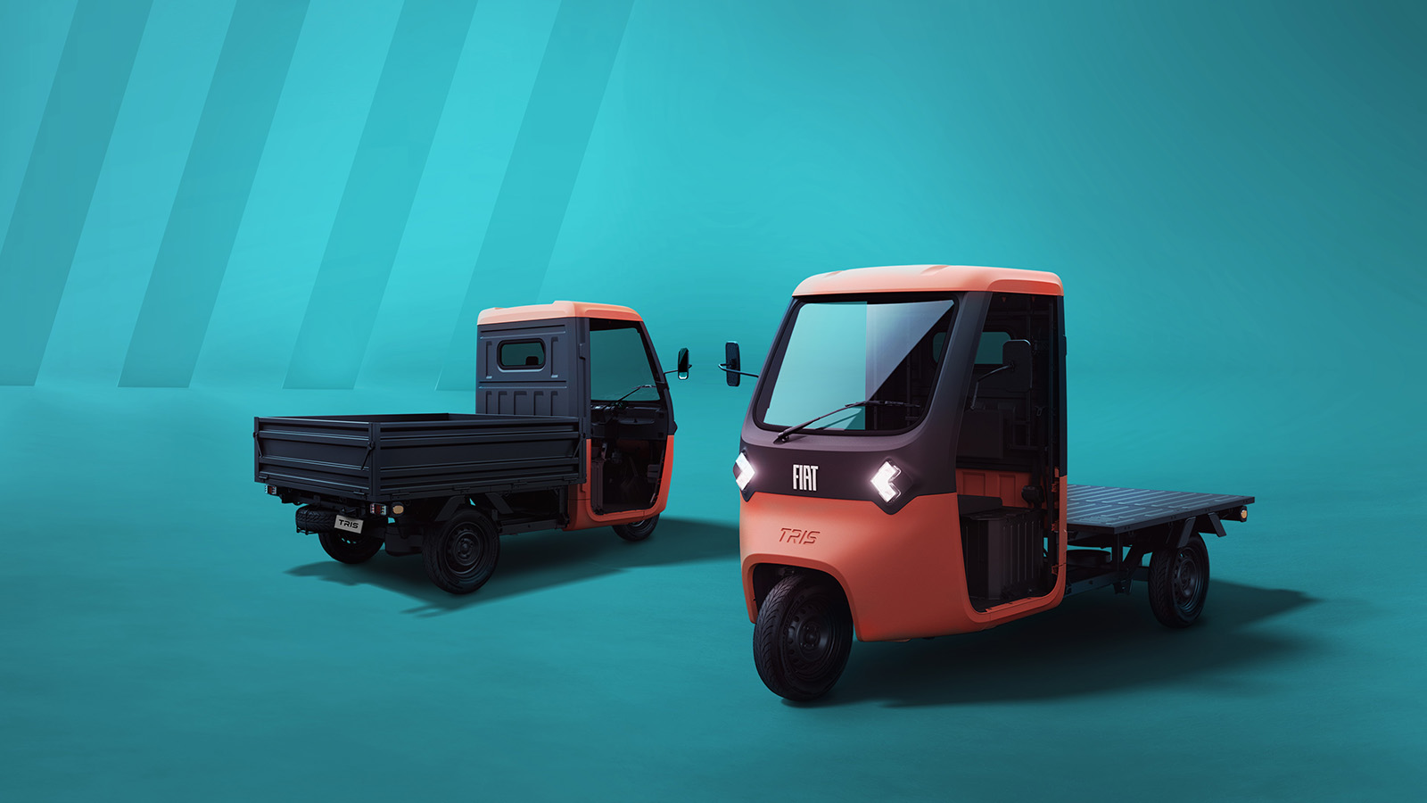 TRIS: Αυτό είναι το νέο ηλεκτρικό τρίτροχο LCV της Fiat Professional!