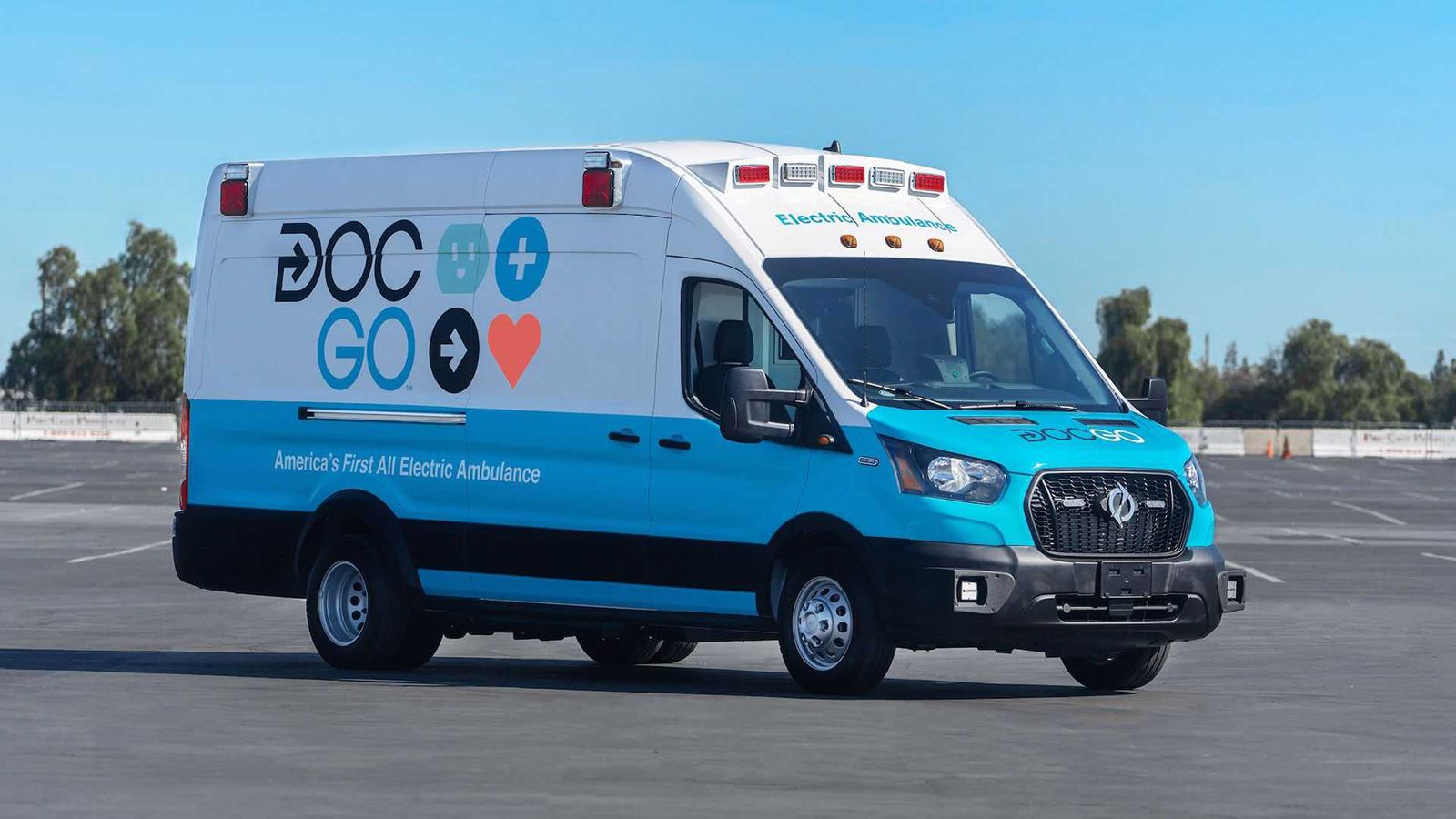 Στόχος της DocGo είναι μέχρι το 2032 να διαθέτει έναν στόλο πλήρως ηλεκτρικών οχημάτων.