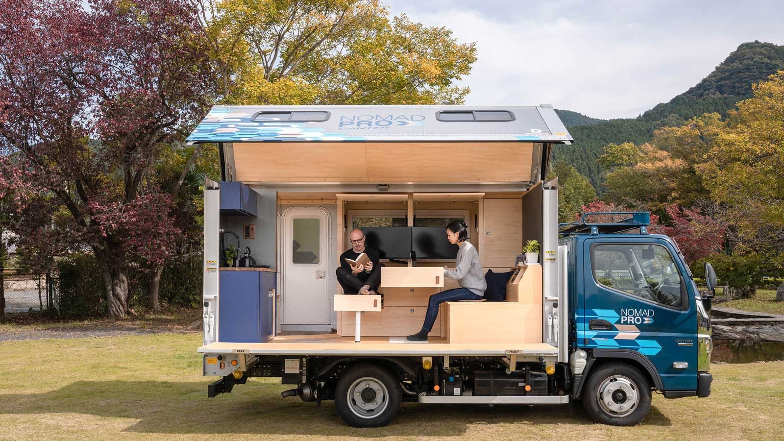 FUSO NOMADPro: Ένας χώρος εργασίας με τροχούς για τους λάτρεις της φύσης