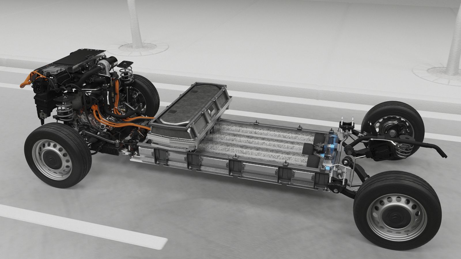 Το Citroen e-Jumpy Hydrogen εξοπλίζεται με κυψέλες καυσίμου των 45 kW, που γεμίζουν με υδρογόνο μέσα σε τρία λεπτά, με τις τρεις σχετικές δεξαμενές να