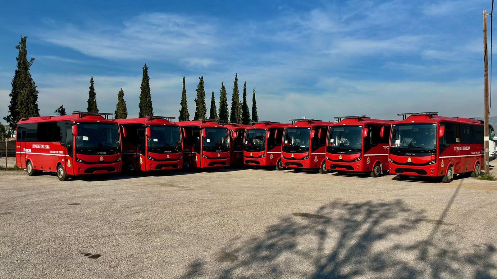 Με 15 Otokar Navigo T ενισχύθηκε το Πυροσβεστικό Σώμα!