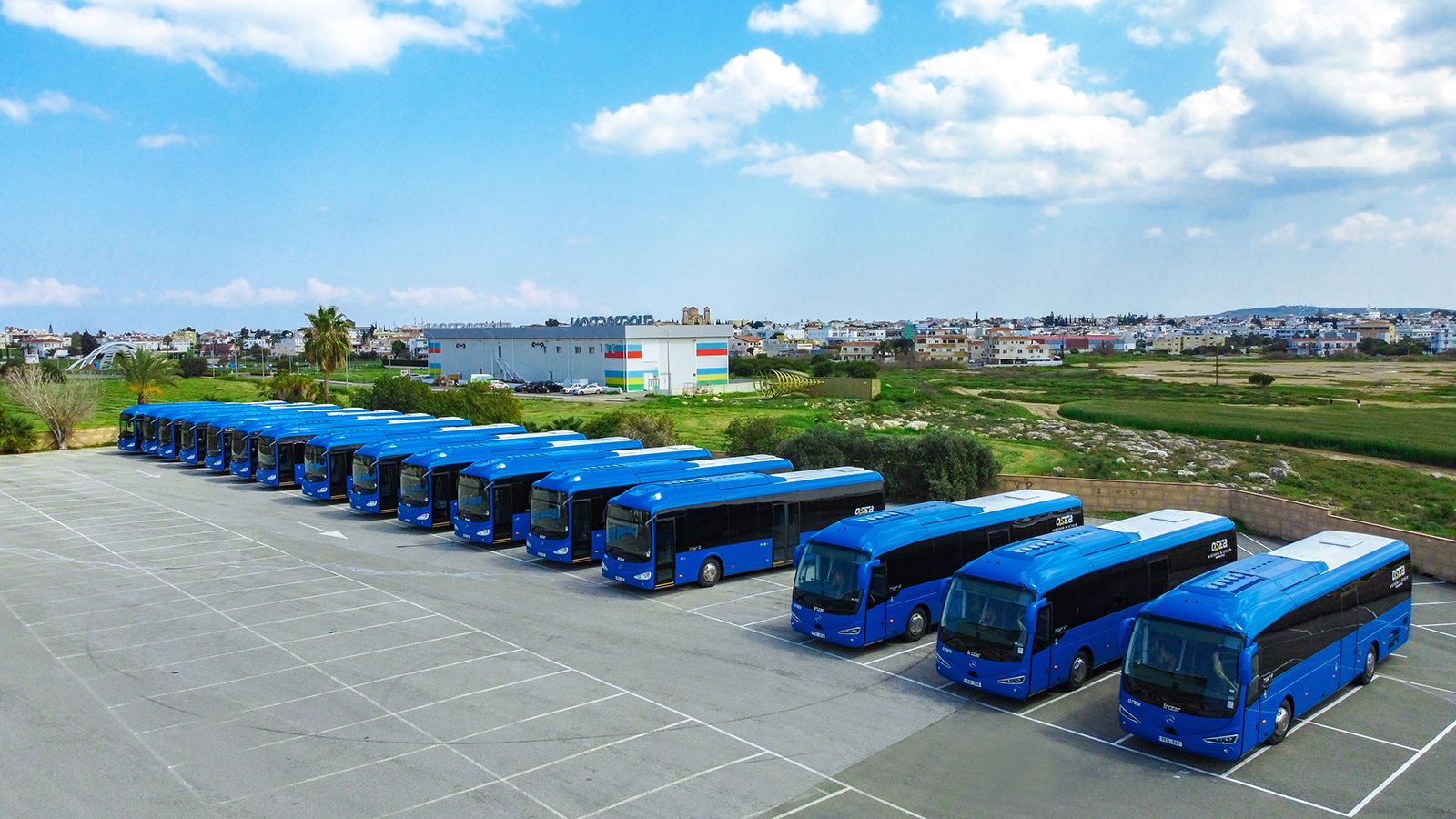 31 νέα πούλμαν της Irizar (Irizar i3 και Irizar i4) θα μεταφέρουν τουρίστες στην επαρχία Αμμοχώστου της Κύπρου.