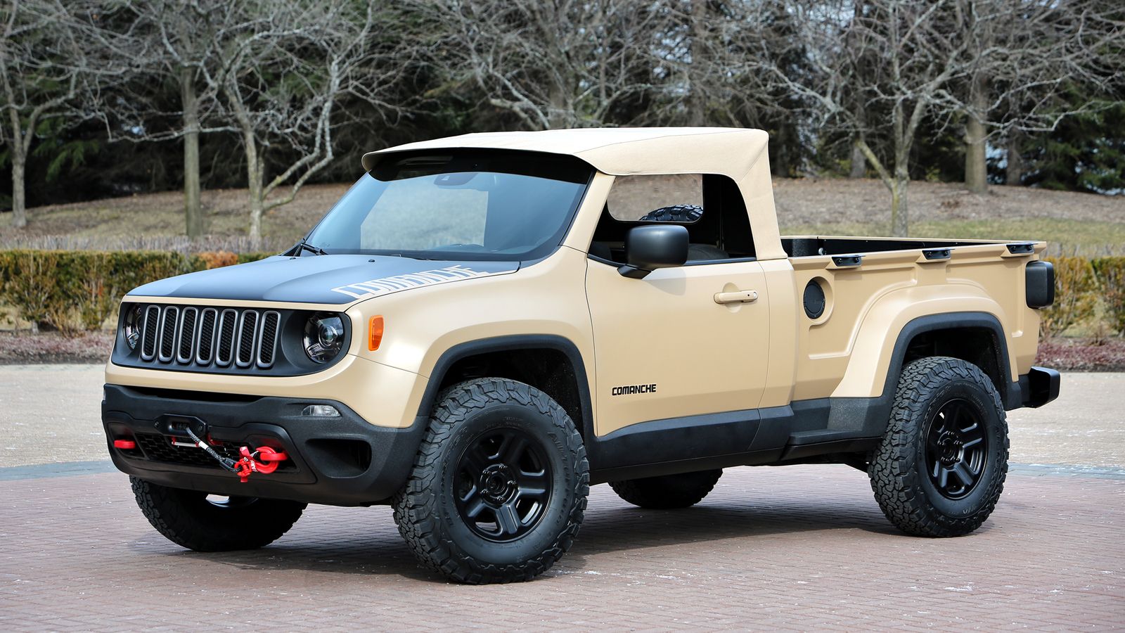 Το πρωτότυπο Jeep Comanche δεν αποκλείεται να αποτελεί προπομπό του μελλοντικού Pick-Up της Jeep που θα παρουσιαστεί προς το τέλος του 2017.