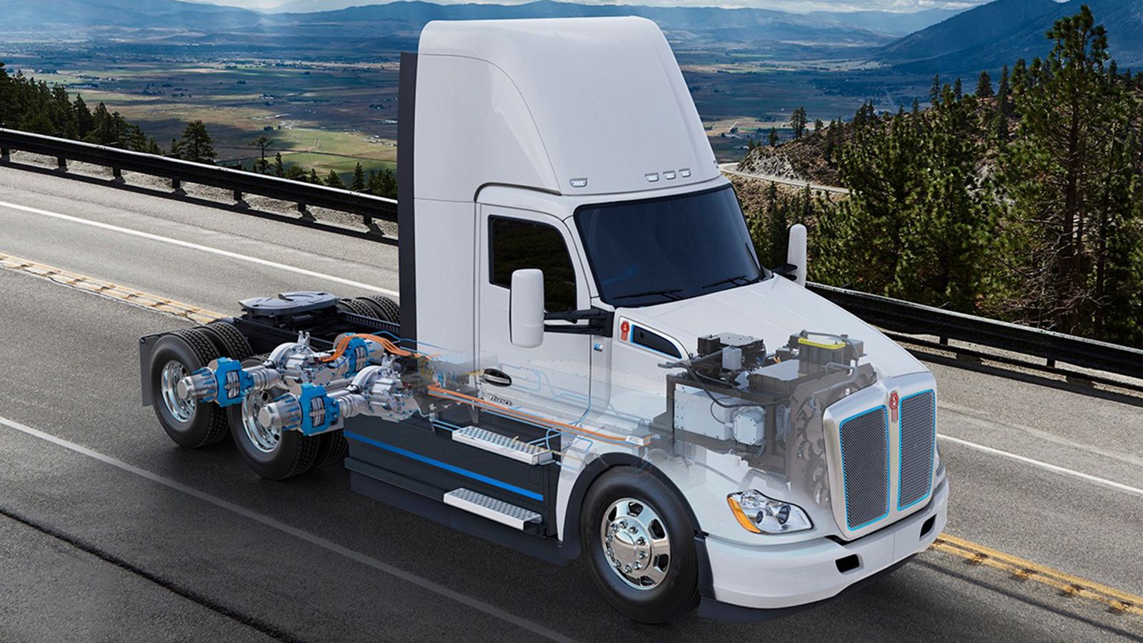 Η ηλεκτρική γραμμή κίνησης Blue Horizon 14Xe της Meritor, εμφανίζει συνεχή ισχύ 536 ίππων και μέγιστη 670 αλόγων, με τη ροπή να είναι της τάξης των 2.