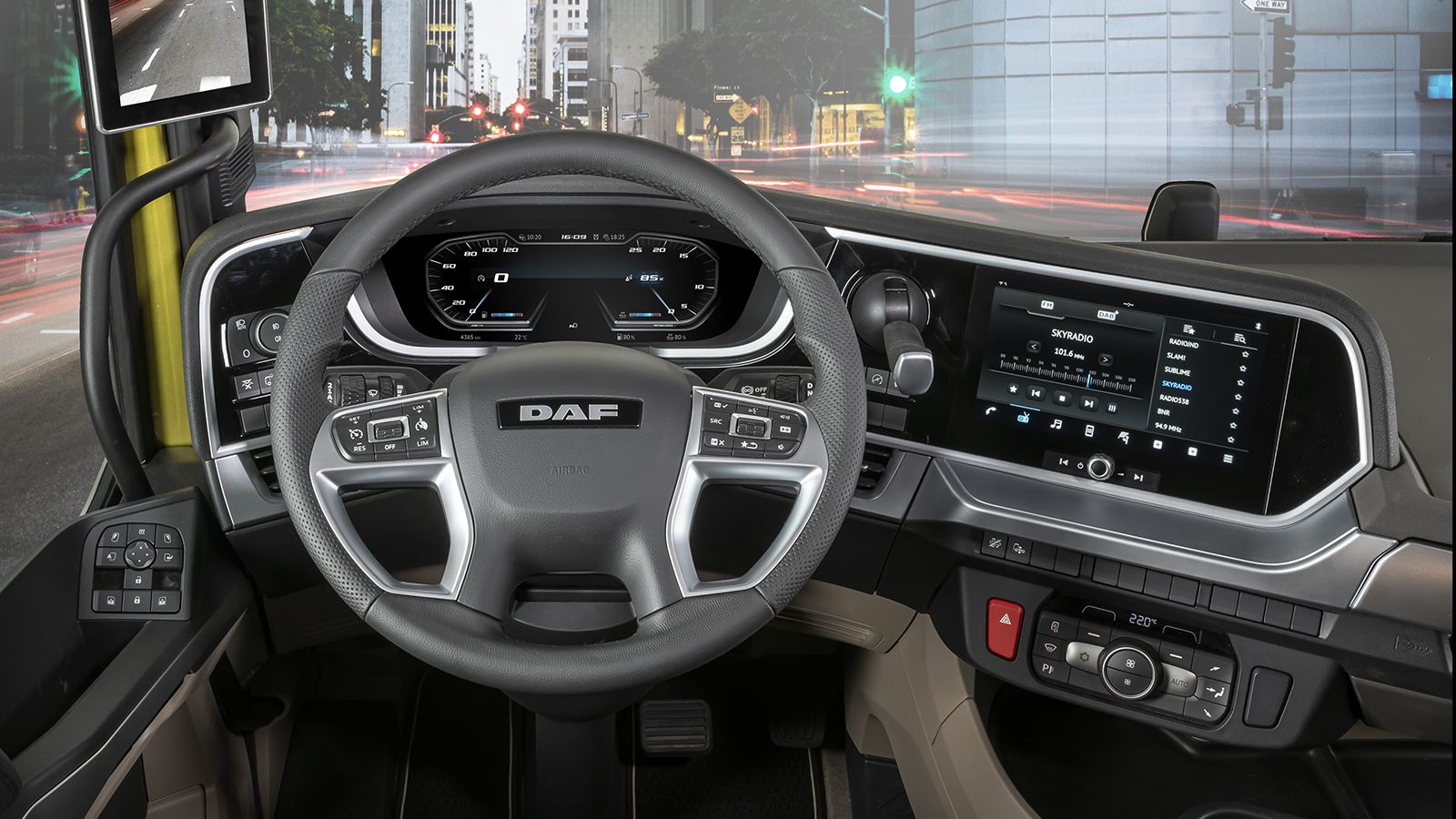 Συγκριτικό πλεονέκτημα των νέων DAF είναι η άνεση της καμπίνας τους.