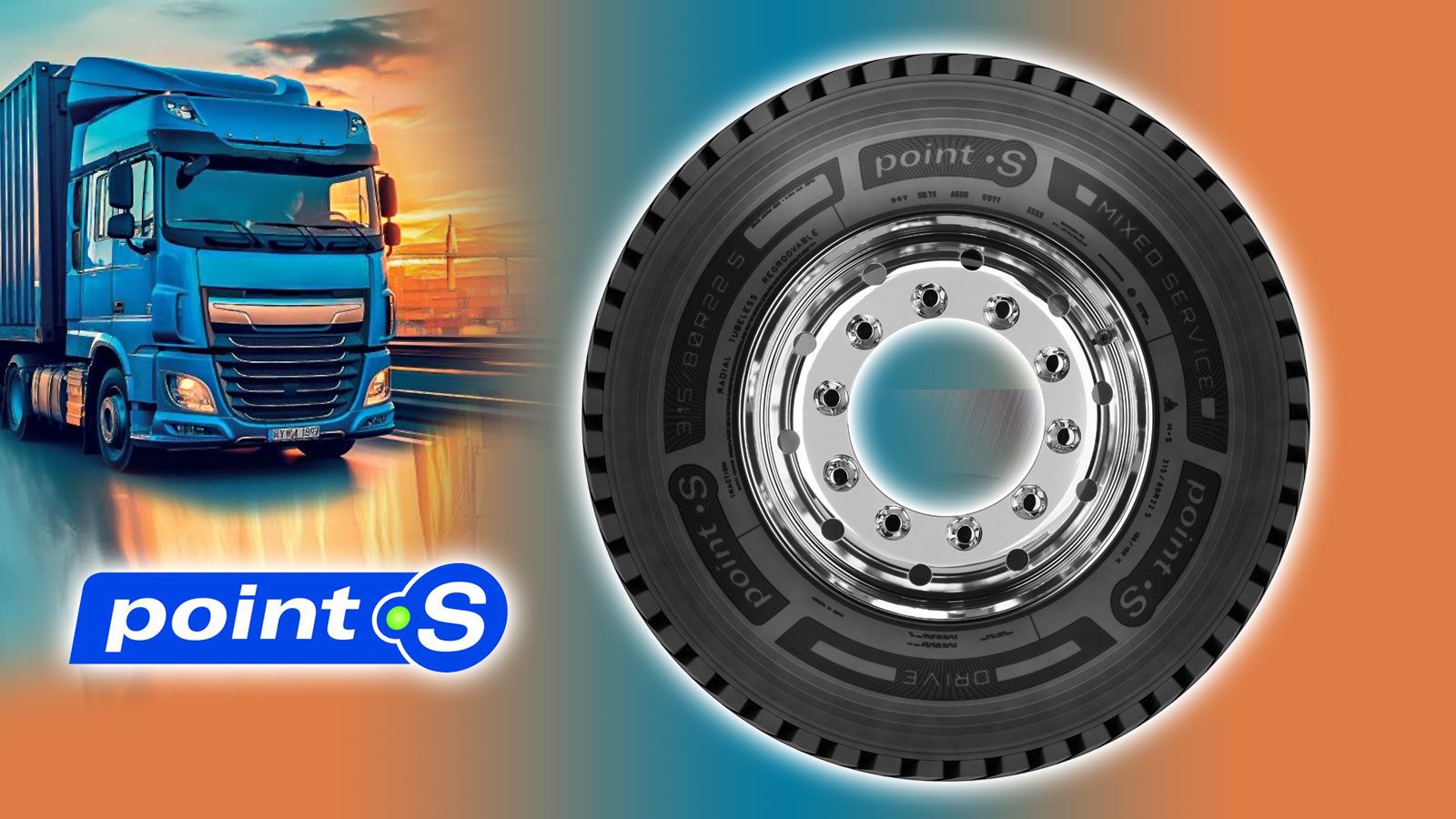 Η Point S έβγαλε και δικά της ελαστικά φορτηγών.