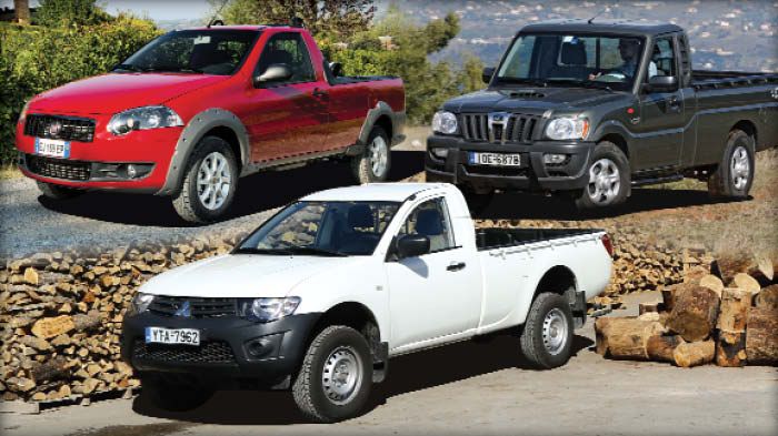 Αρκετές και σημαντικές είναι οι διαφορές στο εσωτερικό των τριών Pick-Up που σας παρουσιάζουμε και υποδηλώνουν τις διαφορετικές «σχολές» από τις οποίε