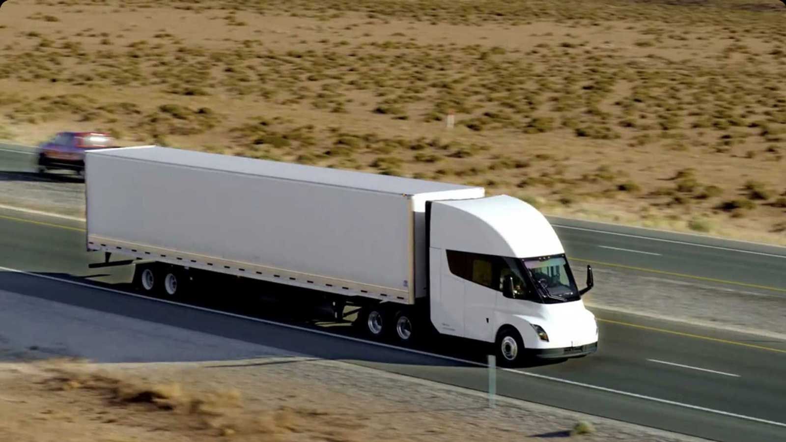 Tesla Semi: Ολοκλήρωσε ταξίδι πλήρως φορτίου 800 χλμ.