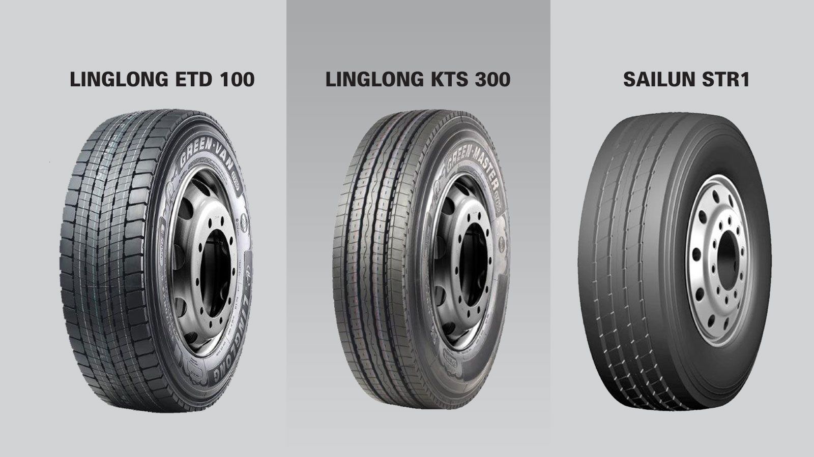 Δείτε τρία ελαστικά φορτηγών, με προηγμένα χαρακτηριστικά και ανταγωνιστική τιμή.