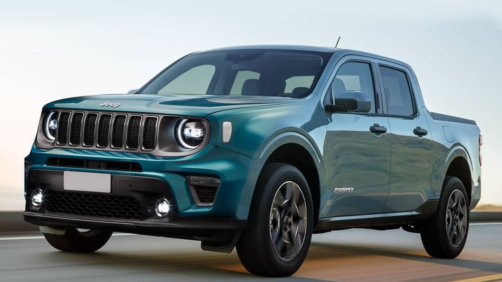 Με αισθητική από το Renegade και στις διαστάσεις του Cherokee, το ψηφιακό Pick-Up της Jeep που δημιούργησε ο ανεξάρτητος σχεδιαστής Kleber Silva.