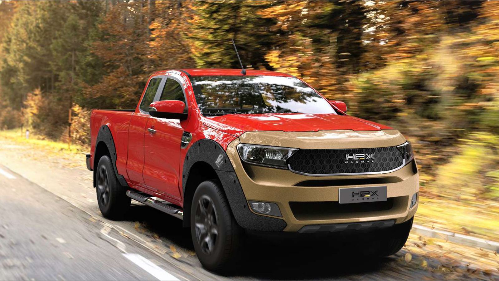 To H2X Warrego είναι ένα pick-up υδρογόνου που στηρίζεται στο Ford Ranger και το οποίο θα πραγματοποιήσει του χρόνου το εμπορικό του ντεμπούτο.