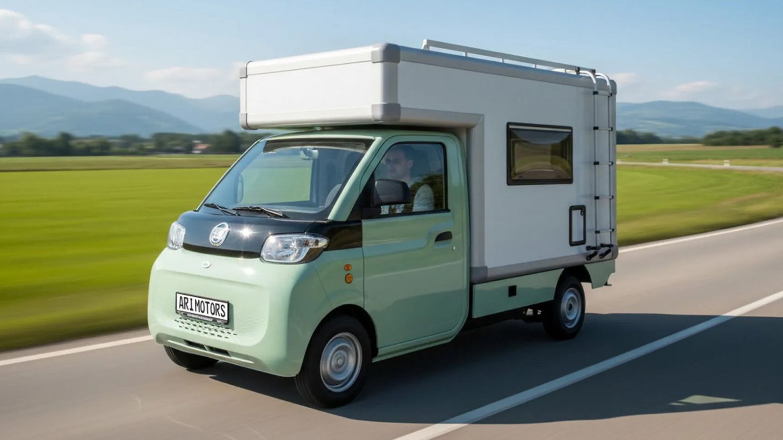ari 458 pro camper: κίνηση, εμπρός όψη