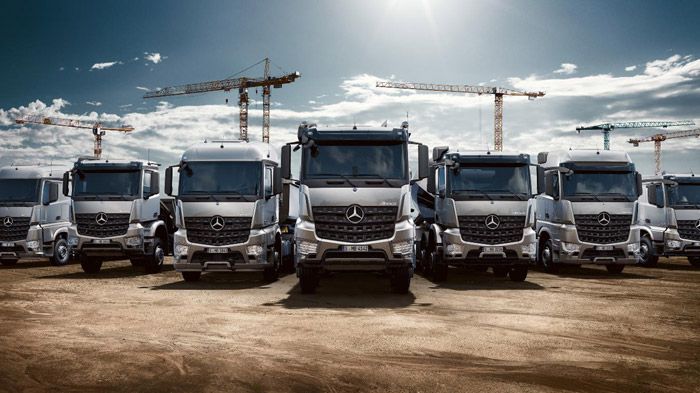 Η γκάμα των Arocs περιλαμβάνει 7 μοντέλα σε 14 διαμορφώσεις.