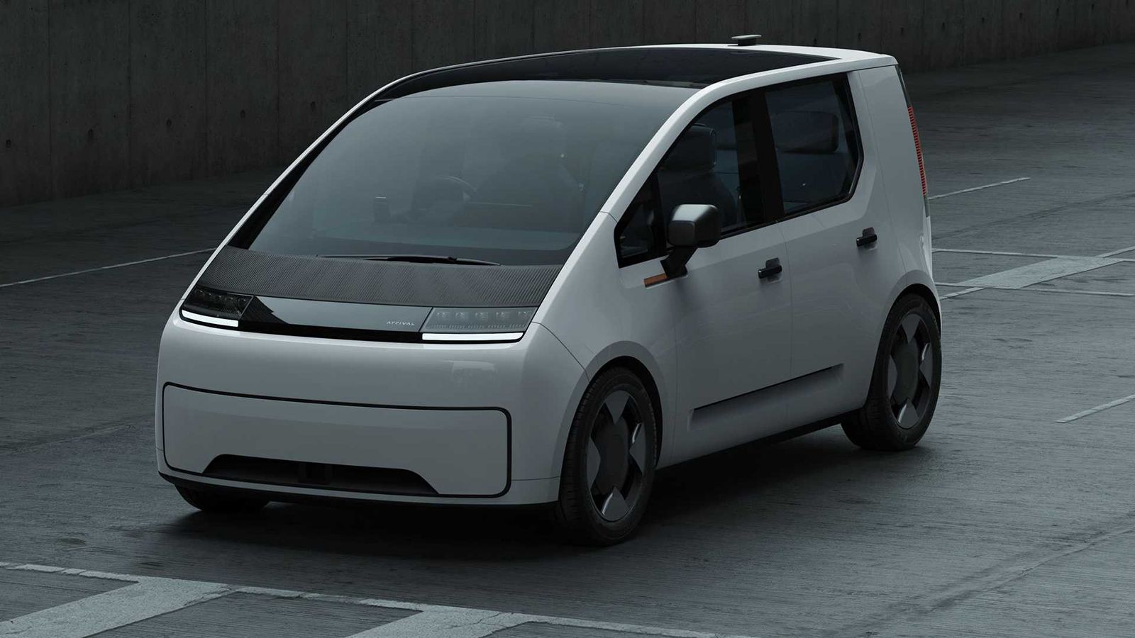 Το Arrival Car σχεδιάστηκε σε συνεργασία με την Uber και προορίζεται ειδικά για τις ride-hailing υπηρεσίες μεταφοράς επιβατών.