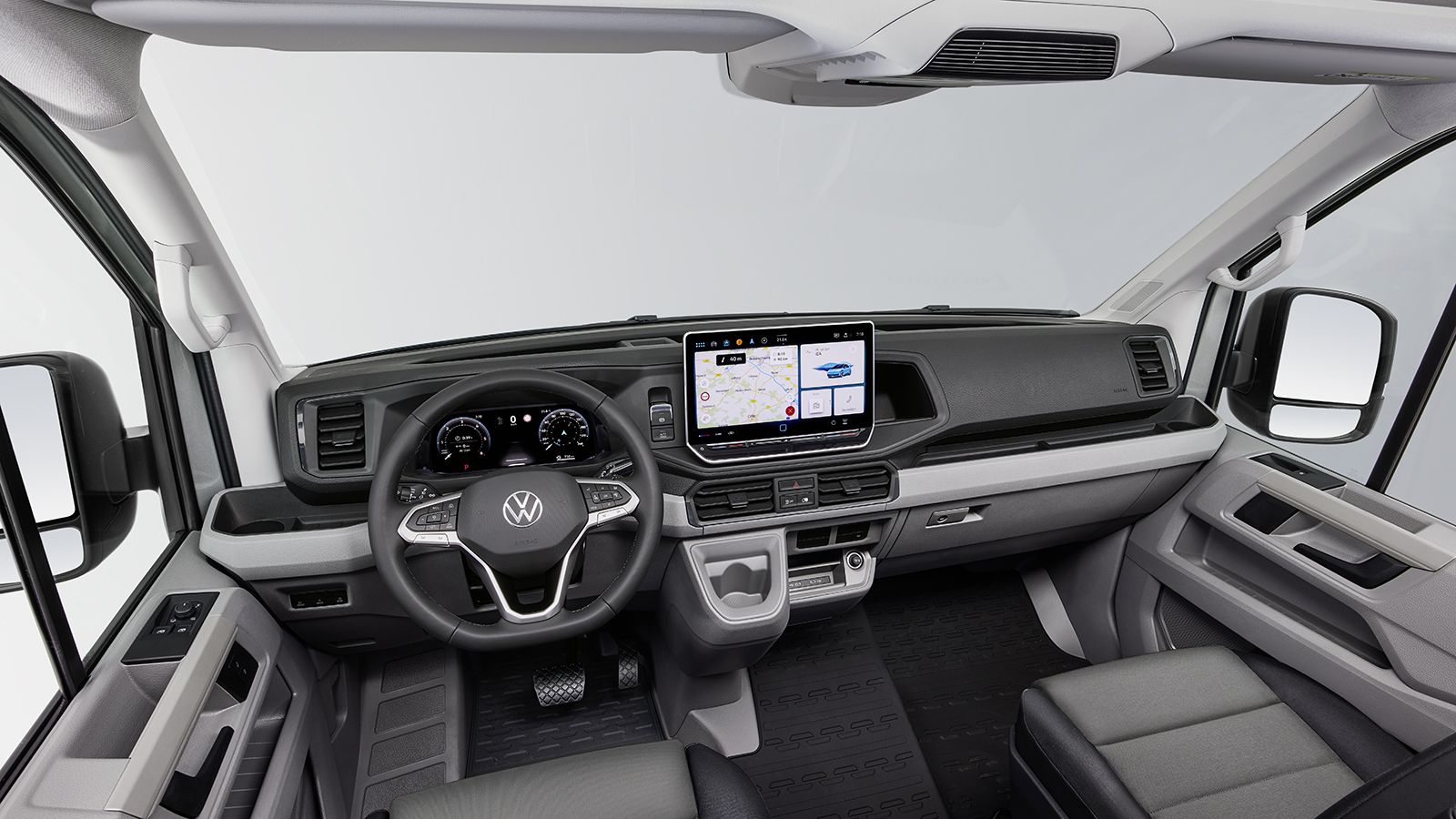 To VW Crafter είναι η μεγαλύτερη σε διαστάσεις και μεταφορικές δυνατότητες, πρόταση της VW Επαγγελματικά Οχήματα. 