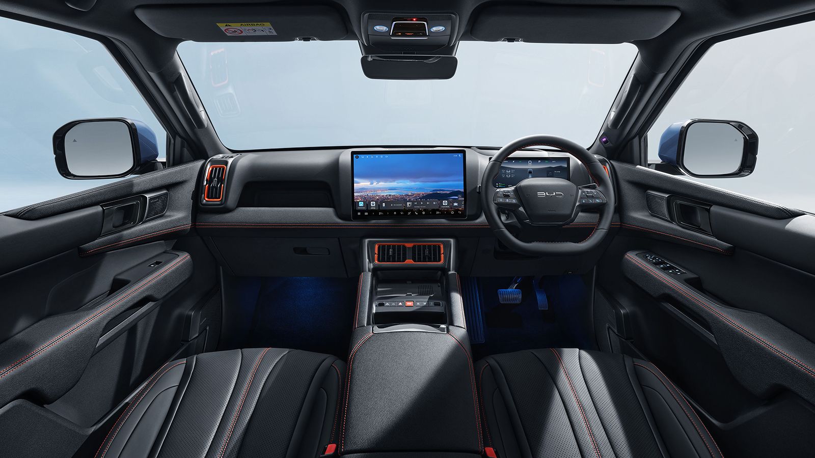BYD Shark PHEV 2026: καμπίνα επιβατών