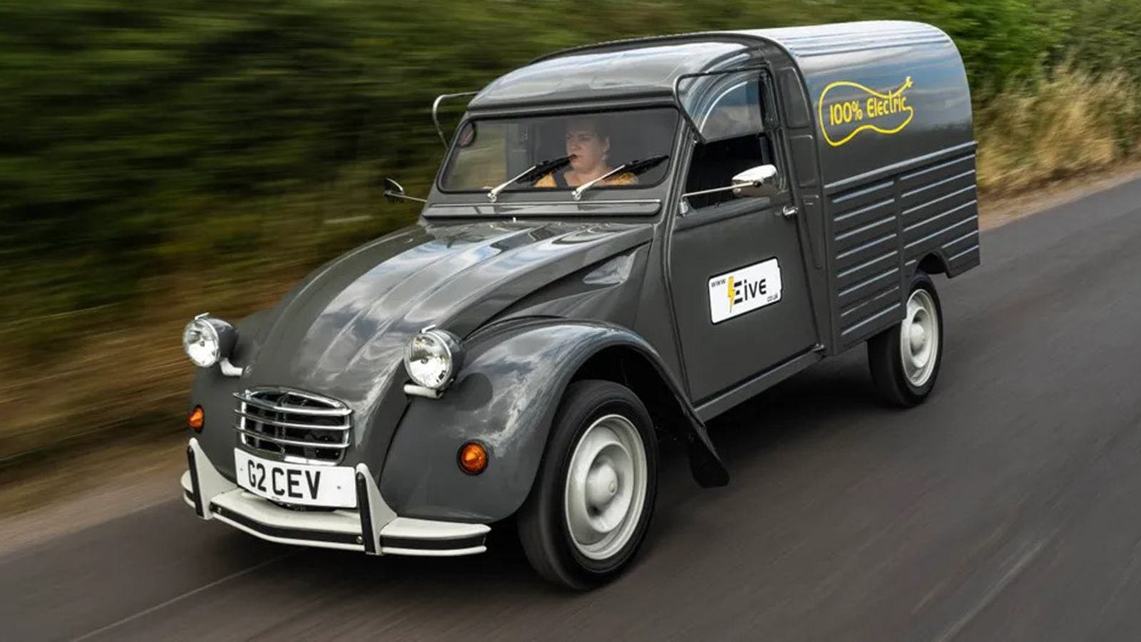 Citroen 2CV Van: στατικό, εμπρός όψη