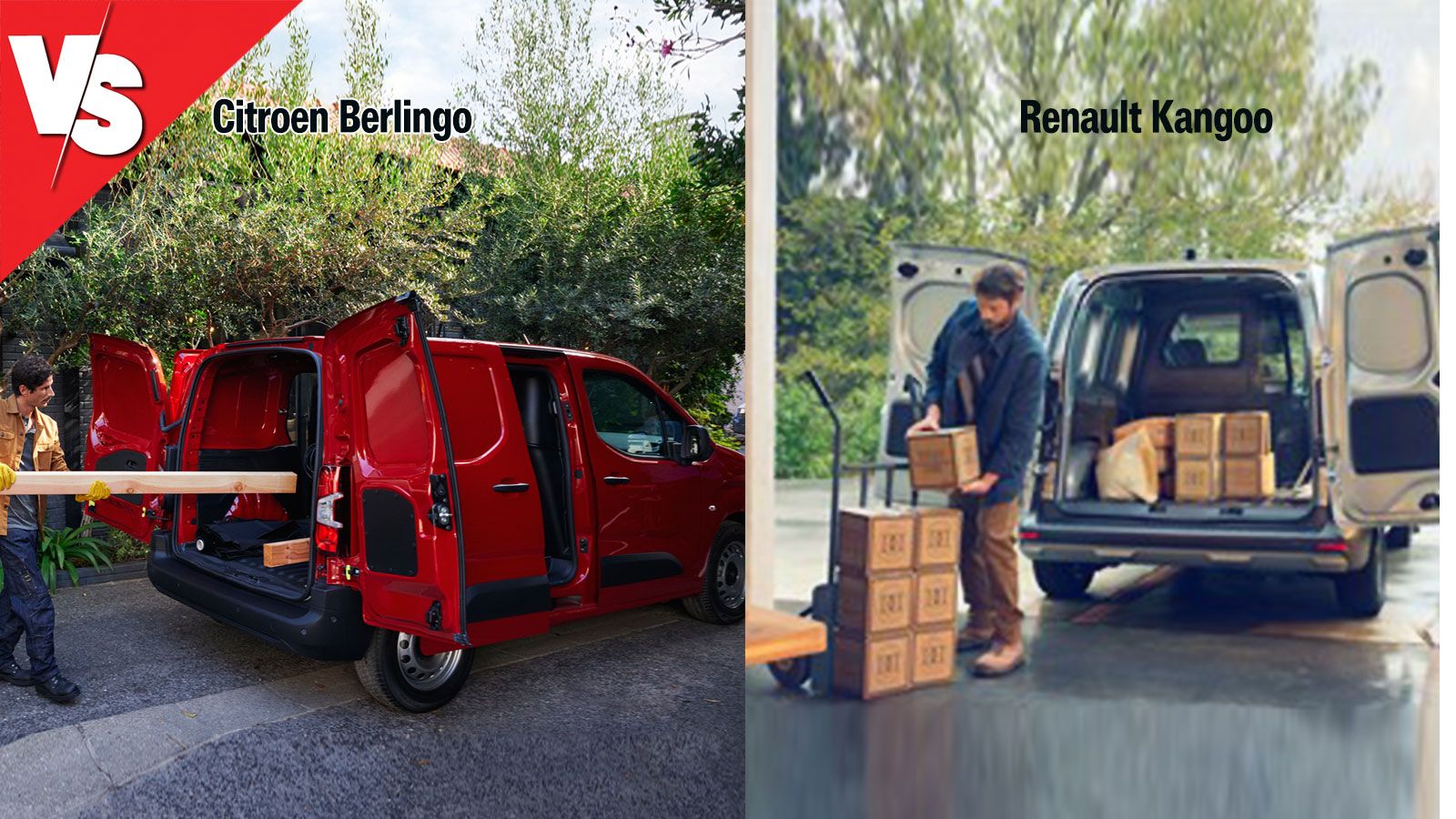 Citroen Berlingo & Renault Kangoo: Μίξη εικόνων χώρος φόρτωσης
