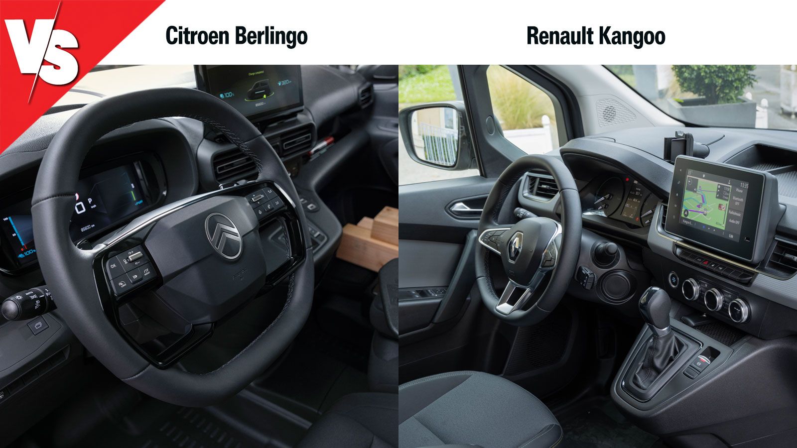 Citroen Berlingo & Renault Kangoo: Μίξη εικόνων εσωτερικό καμπίνας