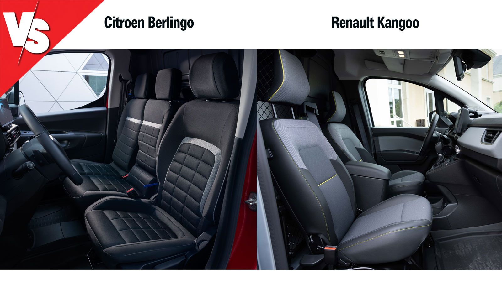 Citroen Berlingo & Renault Kangoo: Μίξη εικόνων καθίσματα οδηγού - συνοδηγού