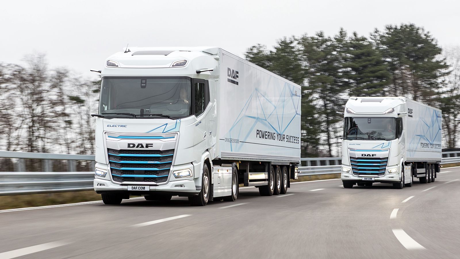 Τα νέα DAF XG & XG+ Electric εφοδιάζονται με τον ηλεκτροκινητήρα PACCAR EX D2 με απόδοση από 370 – 480 άλογα. 