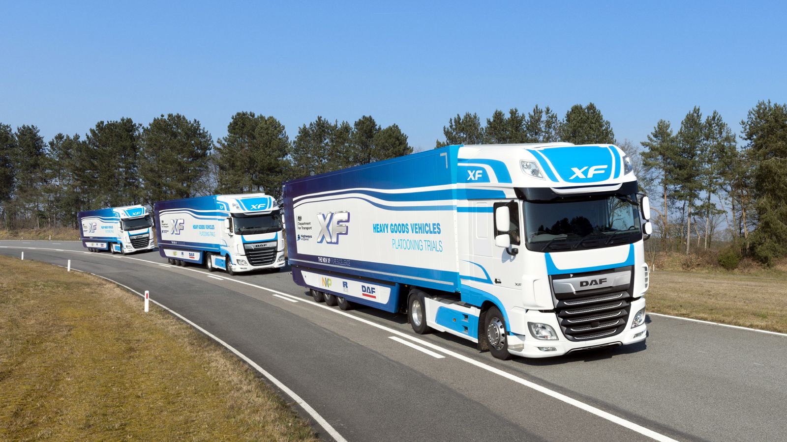 Σε ένα ακόμη πιλοτικό πρόγραμμα «platooning», αυτήν τη φορά στη Μ. Βρετανία, αναμένεται να συμμετάσχει η DAF Trucks. 