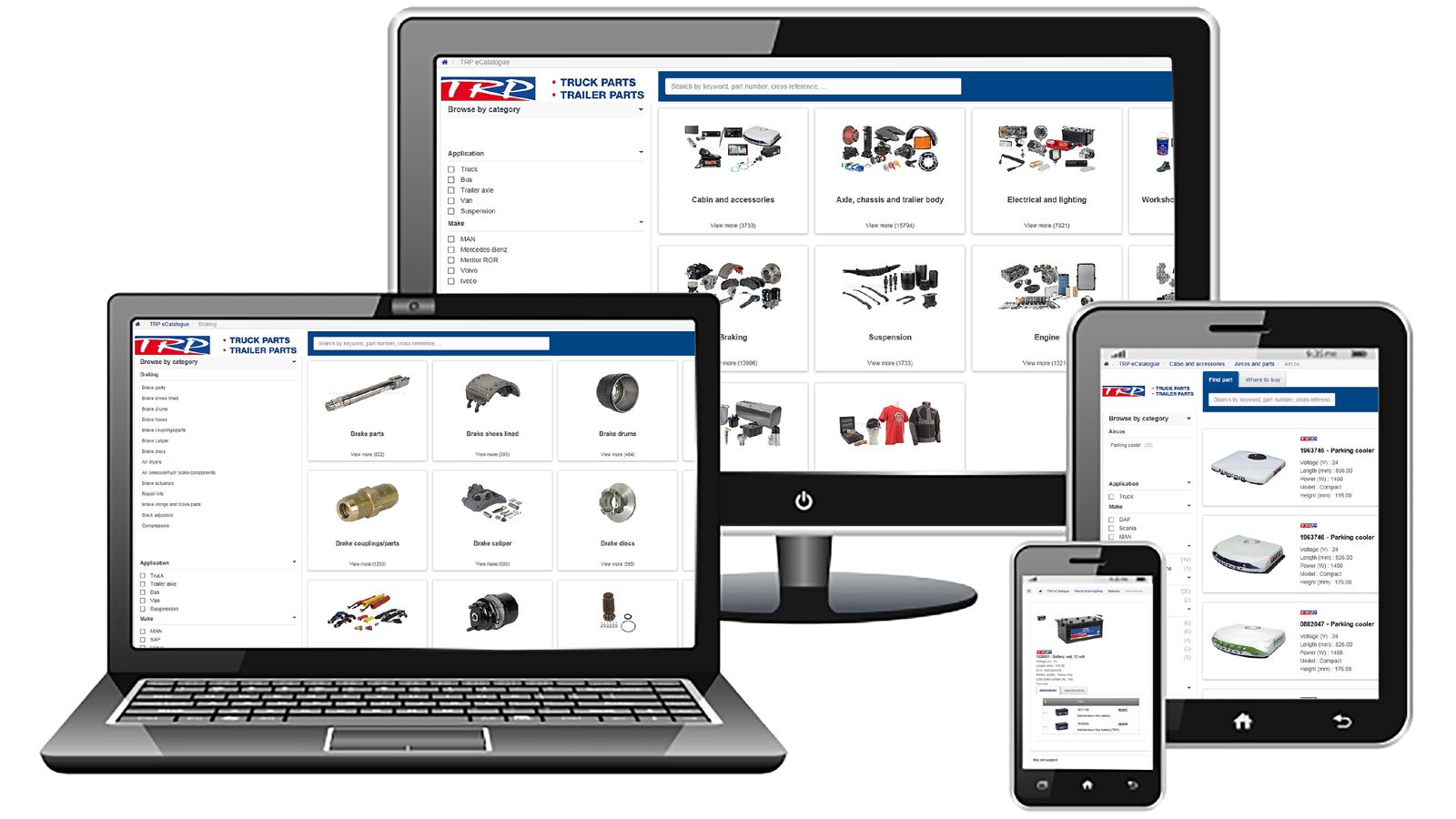 Οι DAF Trucks και PACCAR Parts παρουσίασαν τον νέο ηλεκτρονικό κατάλογο γνήσιων ανταλλακτικών TRP στην ιστοσελίδα www.trpparts.com.