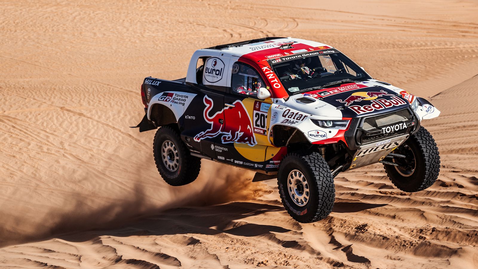 Το νέο GR DKR Hilux T1+ της TOYOTA GAZOO Racing ήταν το φαβορί στο φετινό Ράλι Ντακάρ και το απέδειξε στην πράξη, κυριαρχόντας στους αμμόλοφους της Σ.