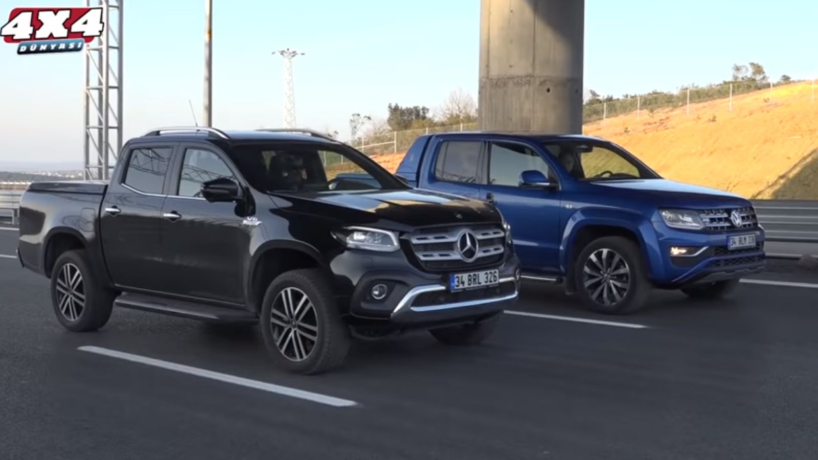 Ποιο Pick-Up είναι πιο γρήγορο; Η Mercedes-Benz X-Class ή το VW Amarok;