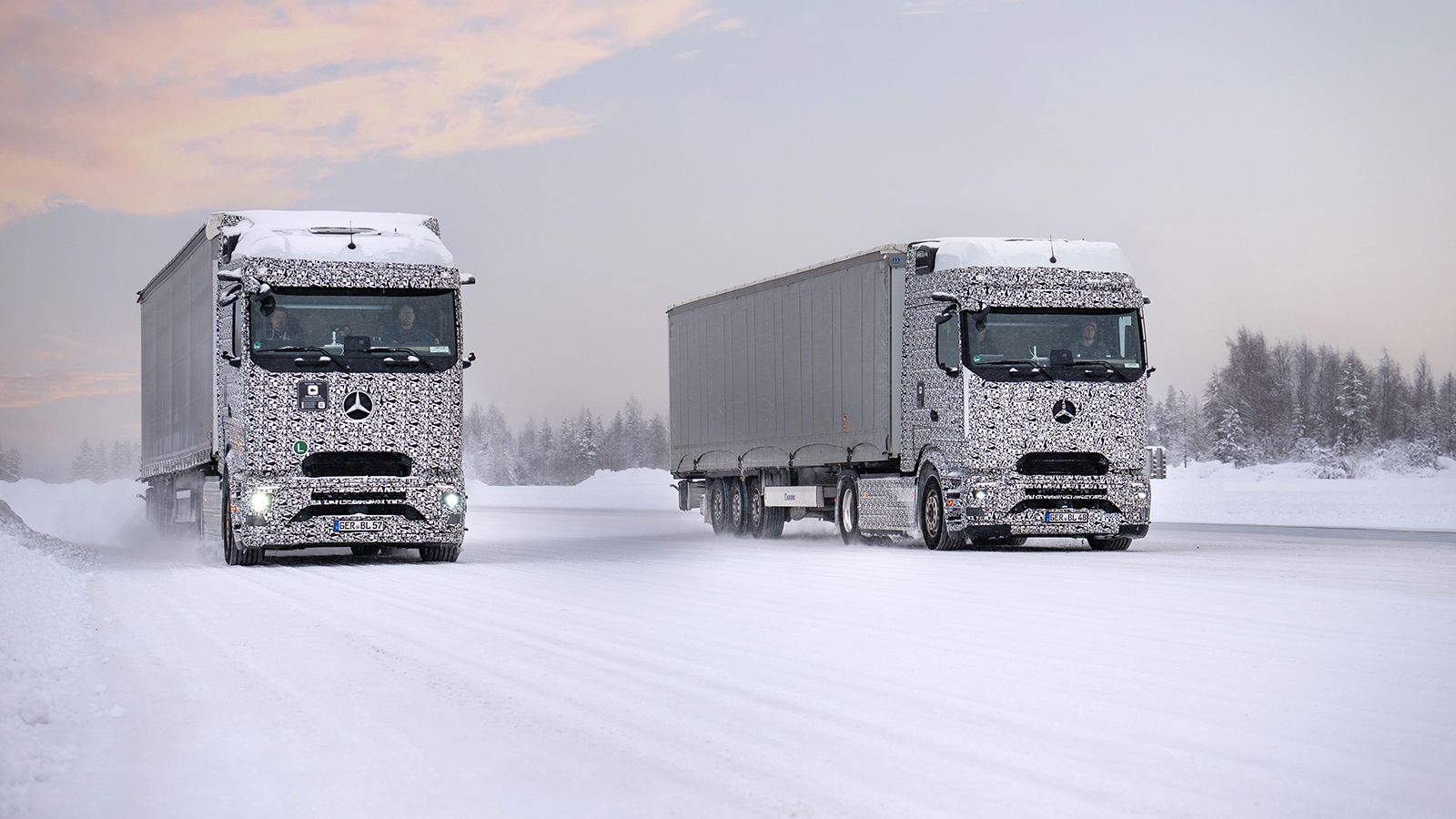 Ολοκληρώθηκε επιτυχώς η δοκιμή του Mercedes eActros 600 στο ψύχος