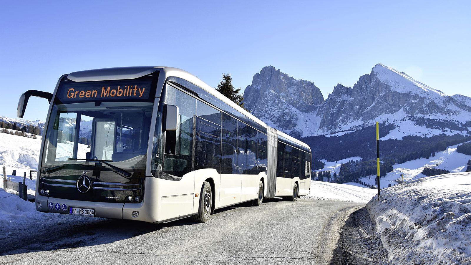 Υπό εξαιρετικά αντίξοες συνθήκες δοκιμάζεται το ηλεκτρικό Mercedes-Benz eCitaro G των 18 μέτρων. 