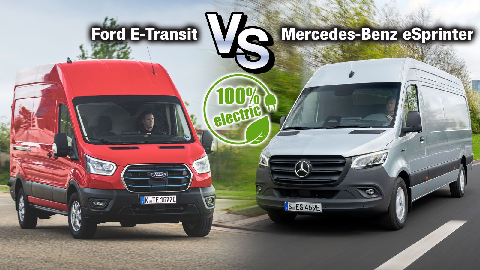 Που υπερτερεί & που υπερέχει το νέο Mercedes-Benz eSprinter έναντι του Ford E-Transit;
