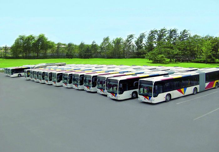 Ο ΟΑΣΘ παρέλαβε τα 15 αρθρωτά Mercedes-Benz Citaro G με δυνατότητα μεταφοράς έως και 160 επιβατών έκαστο.