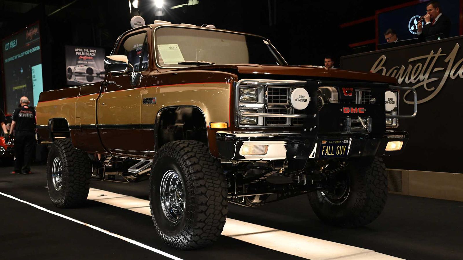 Το αυτοκίνητο στη δημοπρασία του οίκου Barrett-Jackson. 